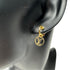 Earrings Gold-Tone Metal