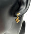 Earrings Gold-Tone Metal