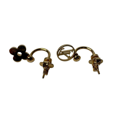 Earrings Gold-Tone Metal