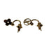 Earrings Gold-Tone Metal