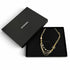 CC Logo Chain Pendant Necklace Gold-Tone Metal