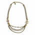 CC Logo Chain Pendant Necklace Gold-Tone Metal
