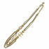 CC Logo Chain Pendant Necklace Gold-Tone Metal