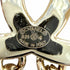 CC Logo Star Brooch Gold-Tone Metal