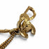 CC Logo Clip-On Earrings Gold-Tone Metal Gold-Tone Metal