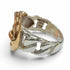 Band Ring Sterling Silver and 18K Yellow Gold