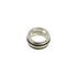 Vintage Grooved Double Line Ring Sterling Silver