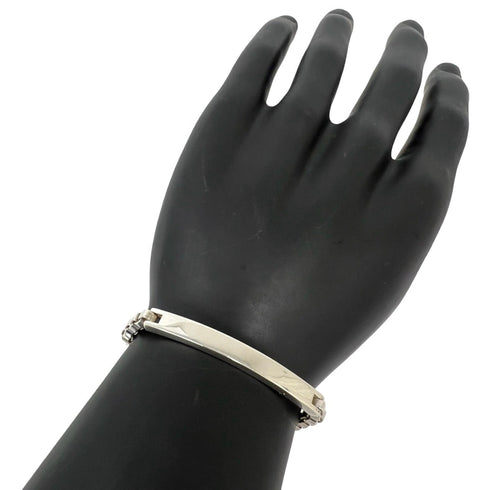 Vintage Venetian ID Bracelet Sterling Silver