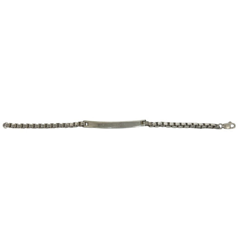 Vintage Venetian ID Bracelet Sterling Silver