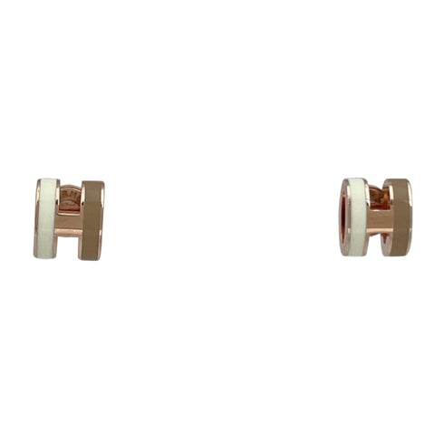 Pop H Earrings Gold-Tone Metal Gold-Tone Metal