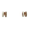 Pop H Earrings Gold-Tone Metal Gold-Tone Metal