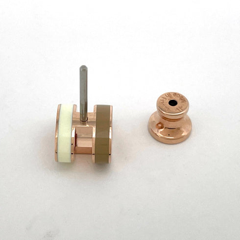 Pop H Earrings Gold-Tone Metal Gold-Tone Metal