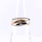 Vendome Louis Cartier Band Ring 18K Tricolor Gold
