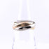 Vendome Louis Cartier Band Ring 18K Tricolor Gold