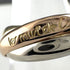 Vendome Louis Cartier Band Ring 18K Tricolor Gold