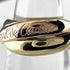 Vendome Louis Cartier Band Ring 18K Tricolor Gold