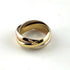 Vendome Louis Cartier Band Ring 18K Tricolor Gold