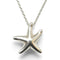 Starfish Pendant Necklace Sterling Silver