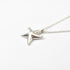 Starfish Pendant Necklace Sterling Silver