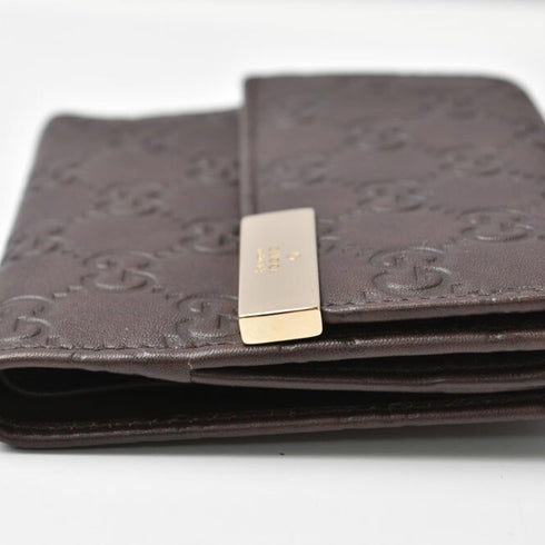 Bow Continental Wallet Guccissima Leather