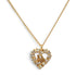 Heart Pendant Necklace Gold