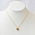 Heart Pendant Necklace Gold