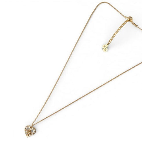 Heart Pendant Necklace Gold