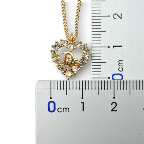 Heart Pendant Necklace Gold