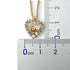Heart Pendant Necklace Gold