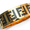 Bangle Black and Gold Metal Bracelet