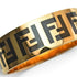Bangle Black and Gold Metal Bracelet