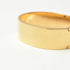 Bangle Black and Gold Metal Bracelet