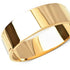 Bangle Black and Gold Metal Bracelet