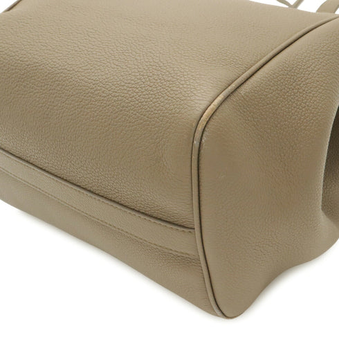 Folded Cabas Leather Small