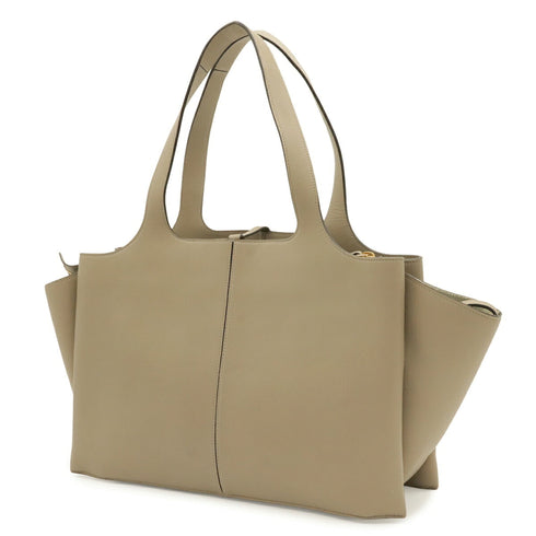 Tri-Fold Shoulder Bag Grained Calfskin Medium