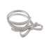 Ruban de Diamond Ring 18K White Gold Medium