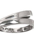 Ruban de Diamond Ring 18K White Gold Medium