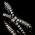 Ruban de Diamond Ring 18K White Gold Medium