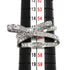 Ruban de Diamond Ring 18K White Gold Medium