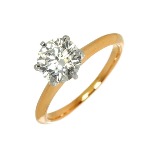 Ring 18K Rose Gold and Platinum
