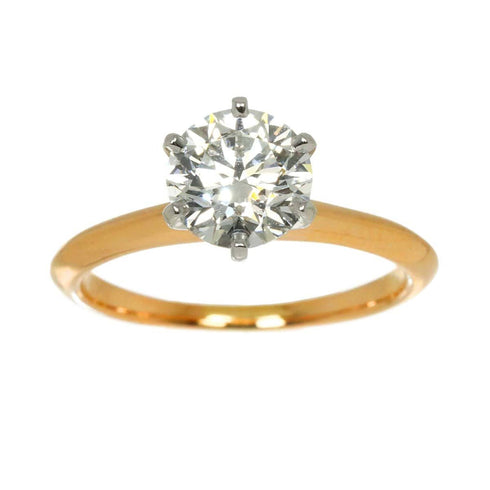 Ring 18K Rose Gold and Platinum
