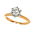 Ring 18K Rose Gold and Platinum