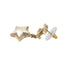 CC Logo Star Earrings Gold-Tone Metal Gold-Tone Metal