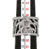 Camellia One Band Ring 18K White Gold and Diamond