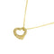 Open Heart Watch 18K Yellow Gold 11mm (45cm)