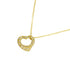 Open Heart Watch 18K Yellow Gold 11mm (45cm)