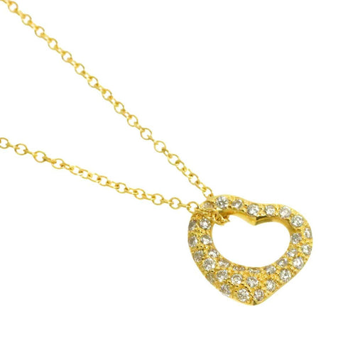 Open Heart Watch 18K Yellow Gold 11mm (45cm)