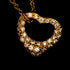 Open Heart Watch 18K Yellow Gold 11mm (45cm)