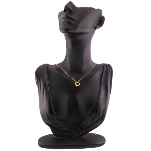 Open Heart Watch 18K Yellow Gold 11mm (45cm)
