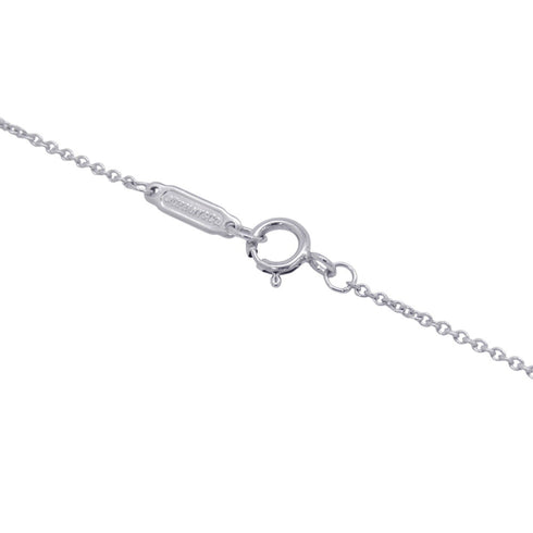 Sentimental Heart Pendant Necklace Platinum Mini with Diamond